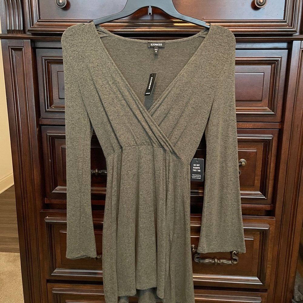 Express cashmere dress- Grey